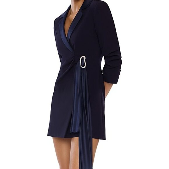 Likely Shareen Rhinestone Buckle Cocktail Mini Dress | Navy Blue | Size 2 | NWT - Picture 2 of 6